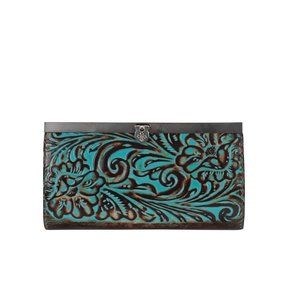 PATRICIA NASH WALLET - NEW - LEATHER